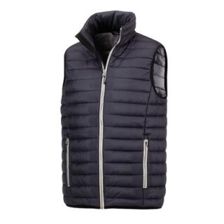 Pánská vesta z recyklovaného polyesteru, černá, vel. 4XL