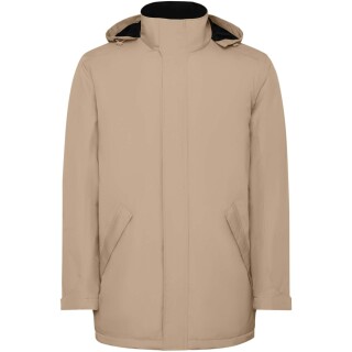 Pánská zateplená softshellová parka Roly Notus, velikost 3XL, světle hnědá