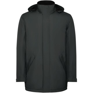 Pánská zateplená softshellová parka Roly Notus, velikost 3XL, tmavě šedá