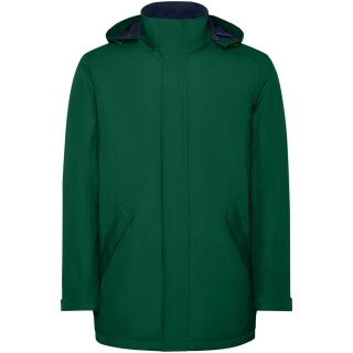 Pánská zateplená softshellová parka Roly Notus, velikost S, tmavě zelená