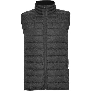 Pánská zateplená vesta, ROLY OSLO, černý melír, vel. 2XL