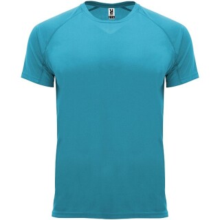 Pánské funkční tričko s krátkým rukávem, ROLY BAHRAIN, tyrkysová, vel. 3XL