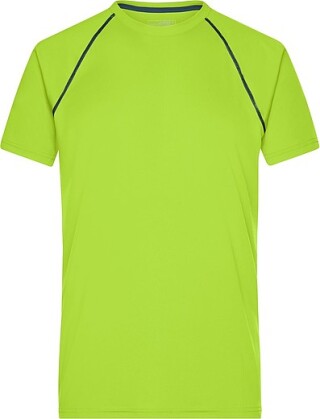 Pánské sportovní tričko James Nicholson sports T-shirt men, jasně žlutá/sv. modrá, vel. M