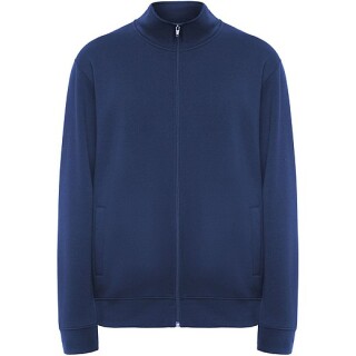Unisex mikina na zip, ROLY ULAN, velikost S, královská modrá