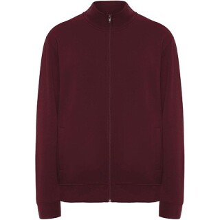 Unisex mikina na zip, ROLY ULAN, velikost L, vínová