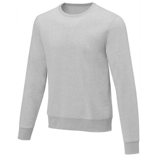 Pánská mikina s kruhovým výstřihem Elevate CHARON, světle šedý melír, vel. 3XL