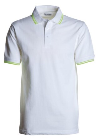 Polokošile PAYPER SKIPPER bílá, neonově žlutá XL