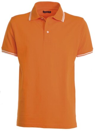 Polokošile PAYPER SKIPPER oranžová, bílá XXL