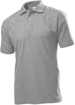 Polokošile STEDMAN POLO MEN tmavě šedý melír L