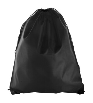 Polyesterový stahovací batůžek, černý