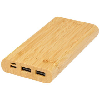 Powerbanka 10000mAh s bambusovým povrchem