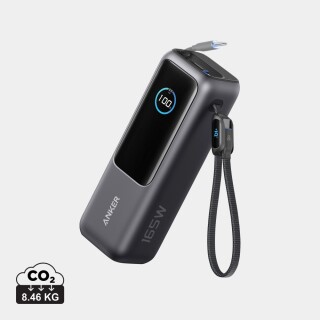 Powerbanka 25 000 mA 165 W s vysouvacím kabelem, šedá
