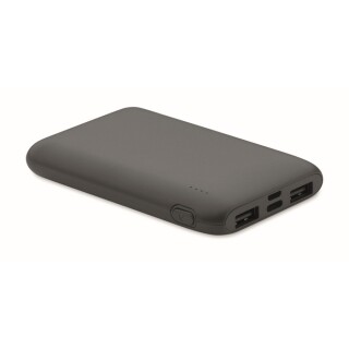 Powerbanka 5000 mAh, tmavě šedá