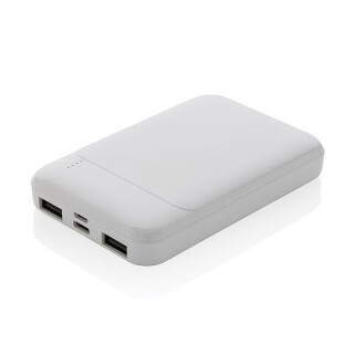 Powerbanka 5000mAh kapesní velikosti, bílá