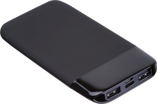 Powerbanka 8000 mAh se svítícím logem, černá