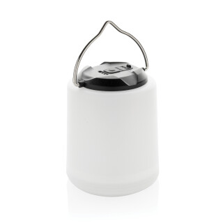 Přenosná USB LED stolní lampa z RCS RPET, bílá