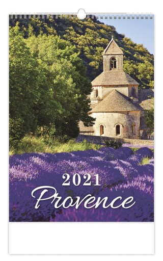 Provence 2027, nástěnný kalendář, prodloužená záda
