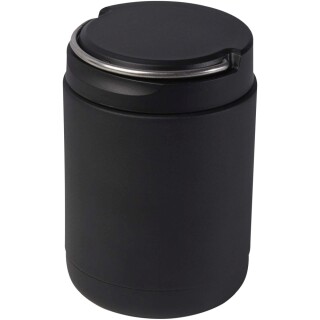 Recyklovaná nerezová nádoba o 500 ml, černá
