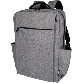 Recyklovaný batoh na notebook velikosti 15”, šedý melír
