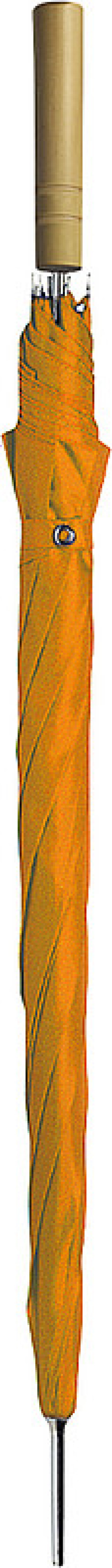RENOIR Automatický deštník, oranžový, rozměry 103 x 83 cm