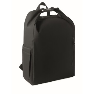 Rolovací batoh na notebook, černá