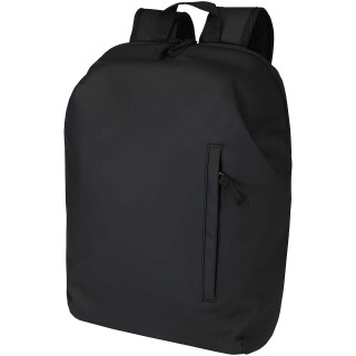 Rolovací batoh na notebook velikosti 15” z recyklovaného GRS, černá