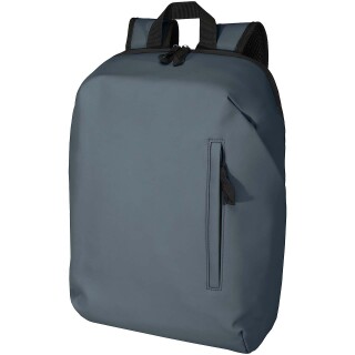 Rolovací batoh na notebook velikosti 15” z recyklovaného GRS, petrolejová