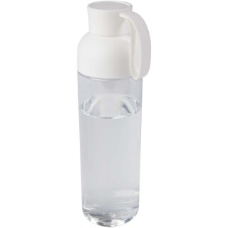RPET láhev na vodu 600ml, bílá