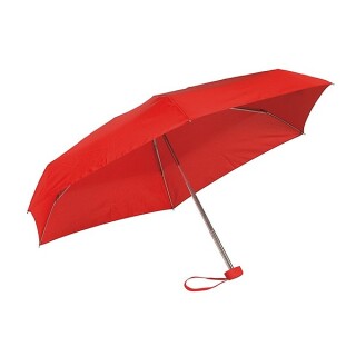 Skládací deštník v pouzdře, červený, průměr 85 cm