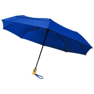 Skládací deštník z RPET, pr. 97cm, automatický O/C system, královská modrá