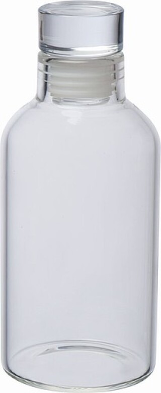 Skleněná láhev na pití, 300ml, se šroubovacím víčkem