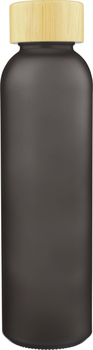 Skleněná láhev na pití, 500 ml, černá