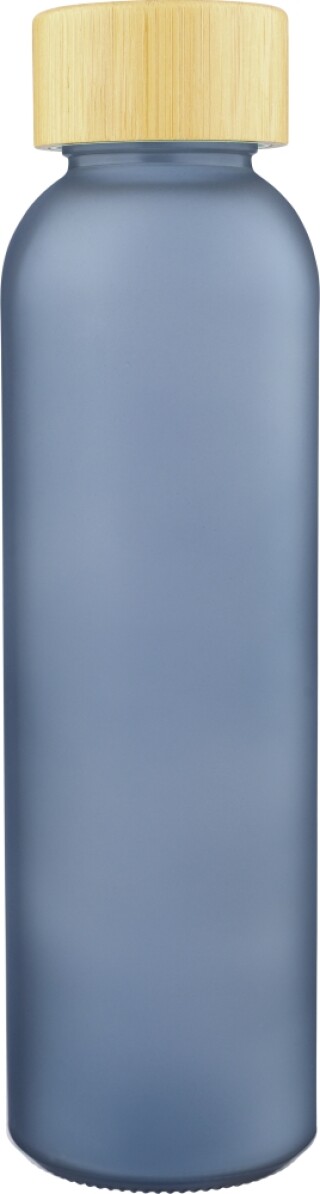 Skleněná láhev na pití, 500 ml, kobaltově modrá