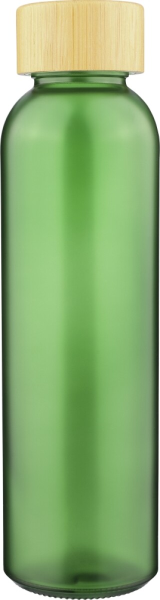Skleněná láhev na pití, 500 ml, zelená