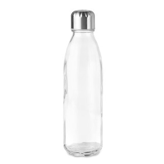 Skleněná láhev na pití, 650ml, transparentní
