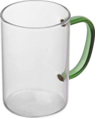 Skleněný hrneček, 250 ml,zelená