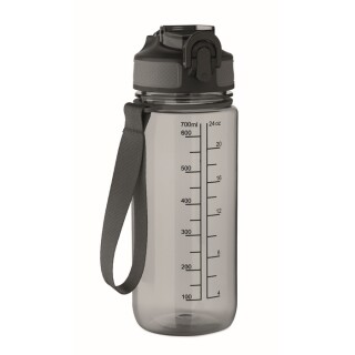 Sportovní láhev na vodu, 700ml, šedá