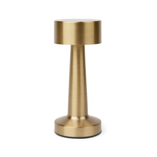Stolní lampa z RCS recyklovaného ABS, zlatá