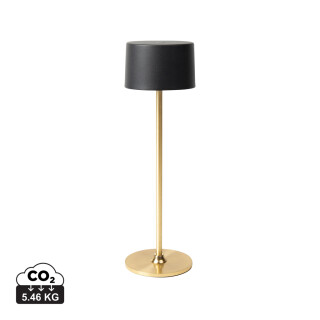 Stolní lampa z recyklovaného plastu, zlatá