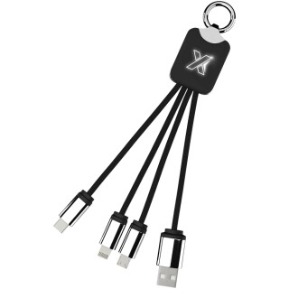 Světelný kabel se čtyřmi konektory SCX.design C15, černá