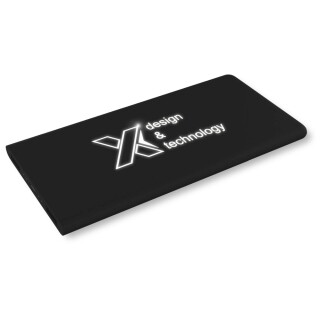 Svítící powerbanka SCX.design P15 5000 mAh, černá