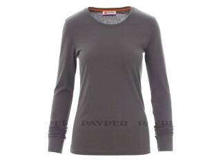 Tričko PAYPER PINETA LADY dlouhý rukáv, tmavě šedá, XS