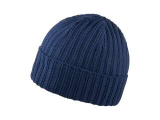 Zimní čepice s lemem, námořní modrá