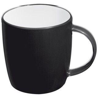 TEGATO Barevný keramický hrnek, 300 ml, černá