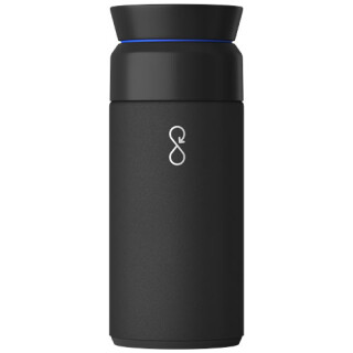 Termo láhev 350ml, z recyklovaných materiálů, černá