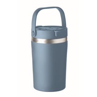 Termohrnek 350 ml, modrošedá