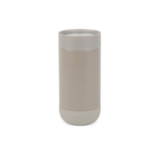 Termohrnek s push zavíráním z RCS recyklované nerezové oceli 350ml, šedá