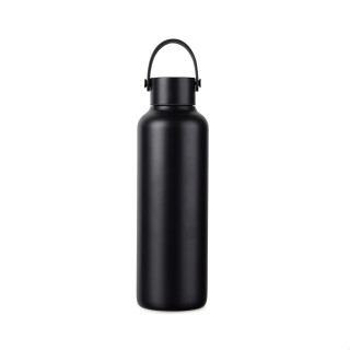Termolahev 600 ml z recyklované oceli, černá