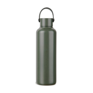 Termolahev 600 ml z recyklované oceli, vojenská zelená