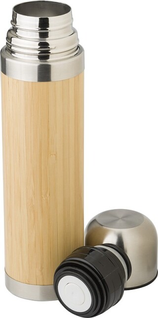 Termoska 400ml s povrchem z bambusu